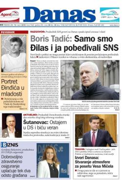 Danas - broj 7469, 12. mar 2018.