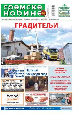 Sremske Novine - broj 3086, 22. apr 2020.