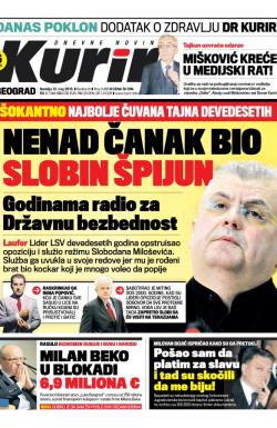 Kurir - broj 3456, 12. maj 2013.