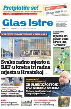 Glas Istre - broj 260, 21. sep 2022.