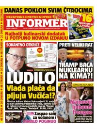 Informer - broj 1610, 10. avg 2017.