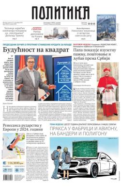Politika - broj 39894, 22. dec 2024.