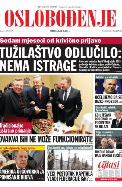 Oslobođenje - broj 24.203, 22. apr 2014.