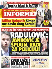 Informer - broj 1467, 21. feb 2017.