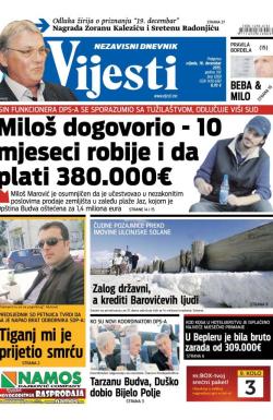 Vijesti - broj 6368, 16. dec 2015.
