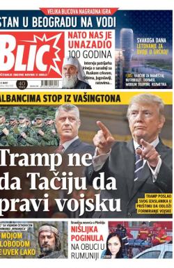 Blic - broj 7230, 31. mar 2017.