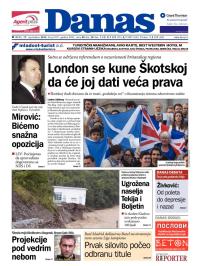 Danas - broj 6197, 17. sep 2014.