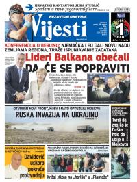 Vijesti - broj 5899, 29. avg 2014.