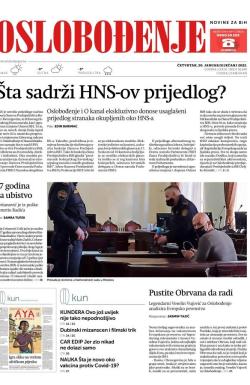 Oslobođenje - broj 26895, 20. jan 2022.