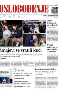 Oslobođenje - broj 28009, 9. sep 2025.