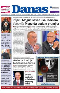 Danas - broj 6673-6674, 6. jan 2016.