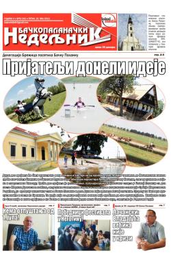 Nedeljne novine, B. Palanka - broj 243, 22. maj 2015.