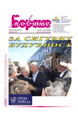 Borske novine - broj 288, 3. maj 2012.