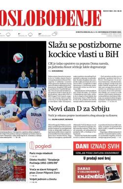 Oslobođenje - broj 27140, 5. nov 2022.