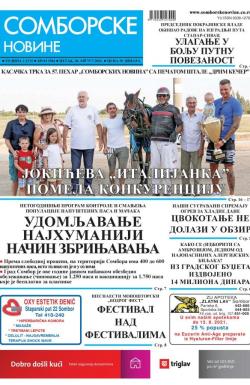 Somborske novine - broj 3504, 20. avg 2021.