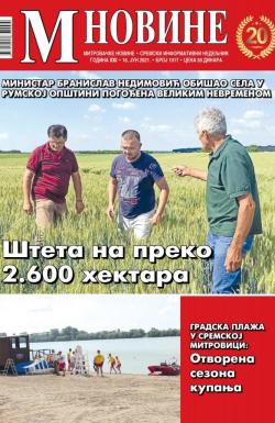 M Novine, Sr. Mitrovica - broj 1017, 16. jun 2021.