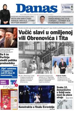 Danas - broj 8992, 13. maj 2022.