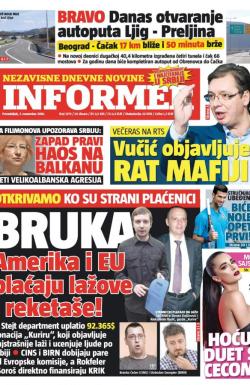 Informer - broj 1379, 7. nov 2016.