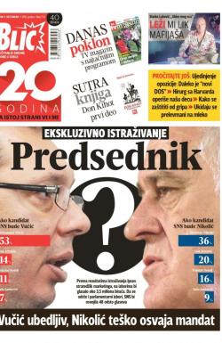 Blic - broj 7122, 9. dec 2016.