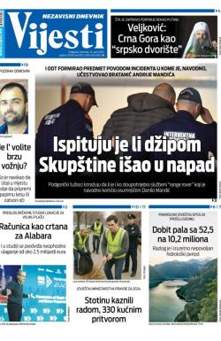 Vijesti - broj 9693, 24. apr 2025.