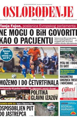Oslobođenje - broj 24.252, 10. jun 2014.