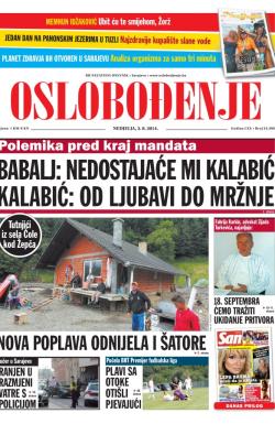Oslobođenje - broj 24.306, 3. avg 2014.