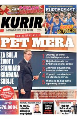 Kurir - broj 4127, 25. avg 2025.