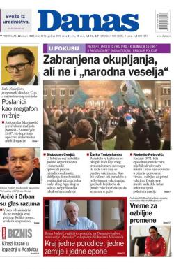 Danas - broj 8575, 22. mar 2021.