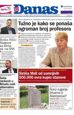 Danas - broj 7148, 25. apr 2017.