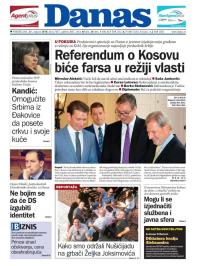Danas - broj 7637, 27. avg 2018.
