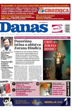 Danas - broj 6739-6740, 12. mar 2016.