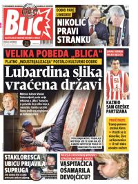 Blic - broj 7449, 8. nov 2017.