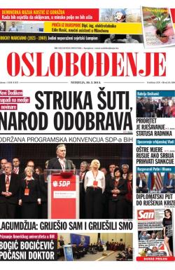 Oslobođenje - broj 24.180, 30. mar 2014.