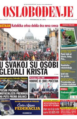 Oslobođenje - broj 24.209, 28. apr 2014.