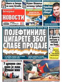 Večernje novosti - broj 1363, 27. nov 2014.