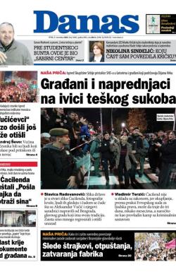 Danas - broj 10063, 7. nov 2025.