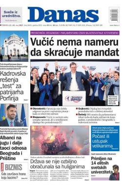 Danas - broj 8637, 24. maj 2021.
