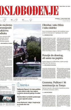 Oslobođenje - broj 24.980, 7. jun 2016.