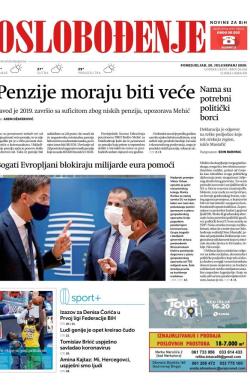 Oslobođenje - broj 26434, 20. jul 2020.