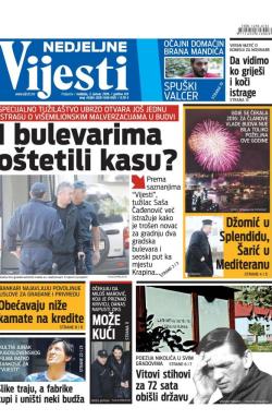 Vijesti - broj 6384, 3. jan 2016.