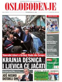 Oslobođenje - broj 24.482, 26. jan 2015.