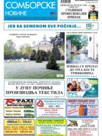 Somborske novine - broj 3278, 21. apr 2017.
