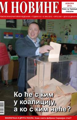M Novine, Sr. Mitrovica - broj 542, 9. maj 2012.