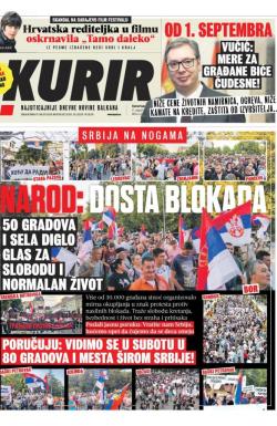 Kurir - broj 4123, 21. avg 2025.