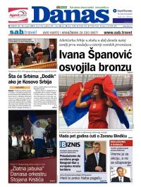 Danas - broj 5796, 12. avg 2013.