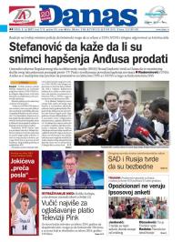 Danas - broj 7219, 5. jul 2017.