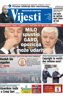 Vijesti - broj 6409, 29. jan 2016.