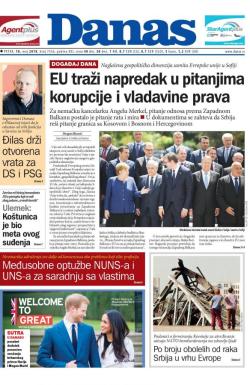 Danas - broj 7536, 18. maj 2018.