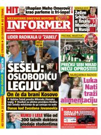 Informer - broj 1856, 1. jun 2018.