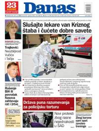 Danas - broj 8337, 27. jul 2020.